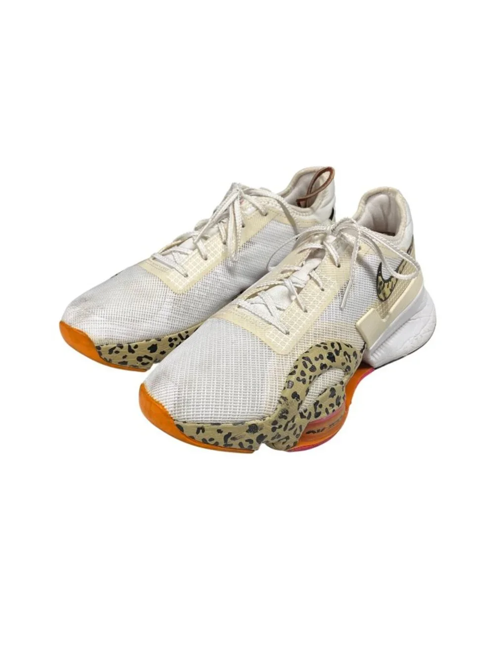Nike Air Zoom SuperRep 3 Training Shoes Leopard Print Beige/White US 9.5 - Picture 2 of 6